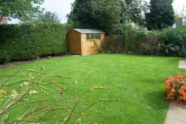 Rear garden