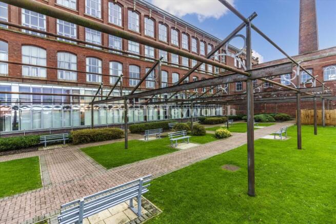 Communal garden area