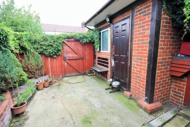 Rear garden