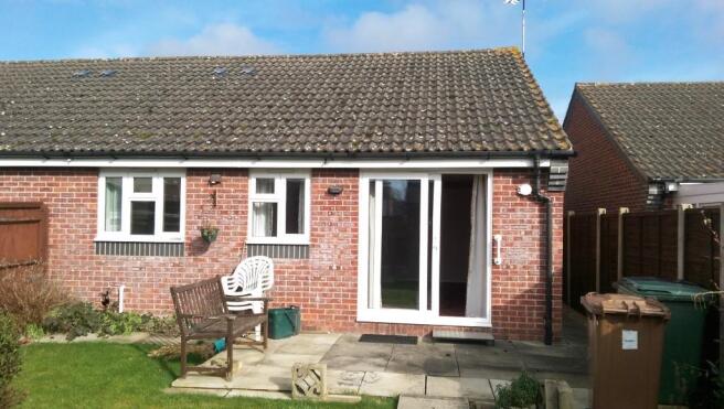 Rear of property
