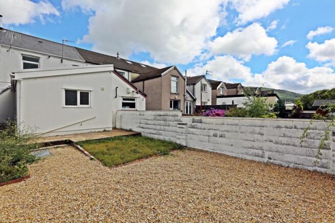 Rear of property