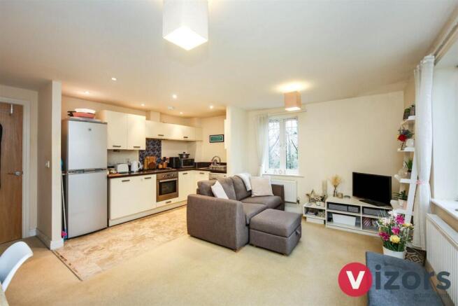 Open plan living area