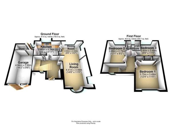 Manor Close, Poppleton, 3d