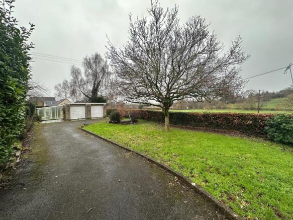 Rear Garden - Double Garage