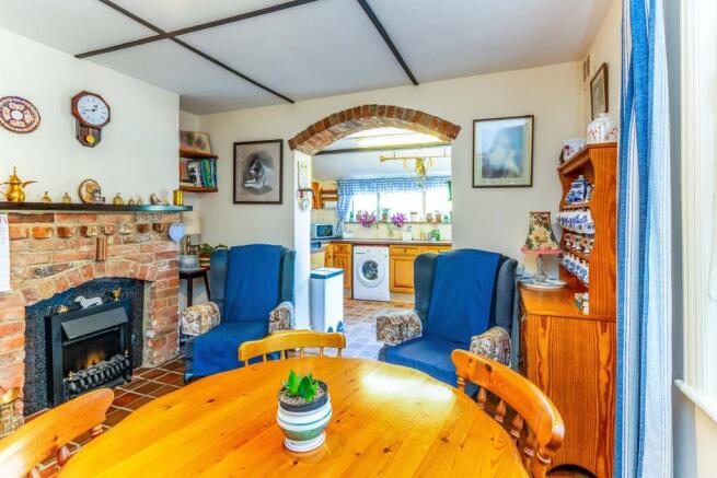 Dining into kitchen