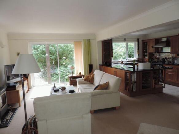 Open plan kitchen