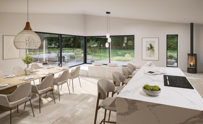Kitchen / Living Space