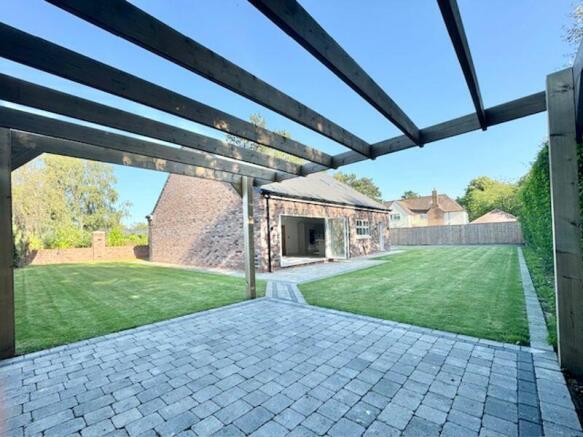 Patio, rear and side garden