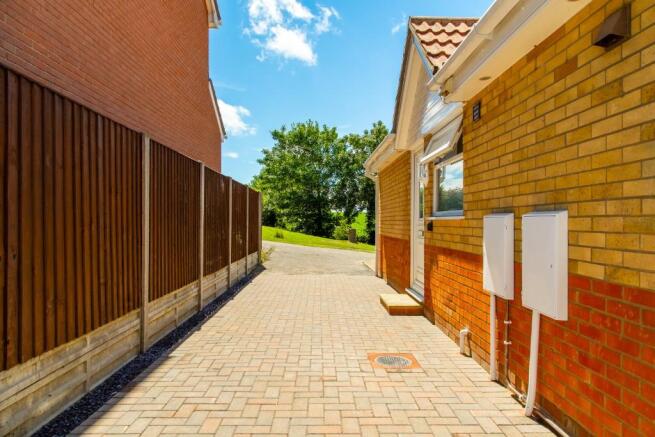 Large driveway