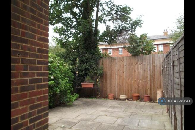 Rear Paved Courtyard