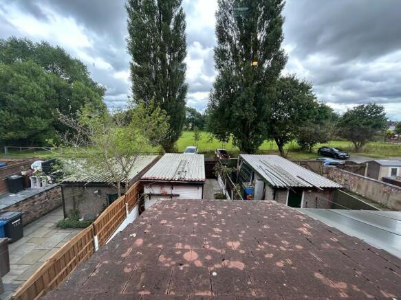 Rear view from bedroom 2