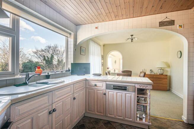 Kitchen through to dining area