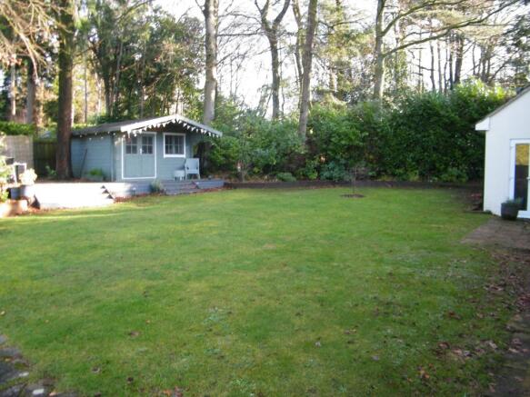Rear garden and summ