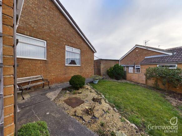 Rear of property