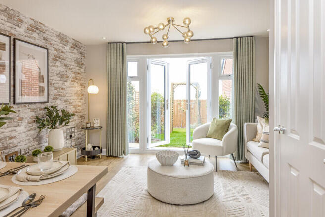 Lounge in the Wilford 2 bedroom home