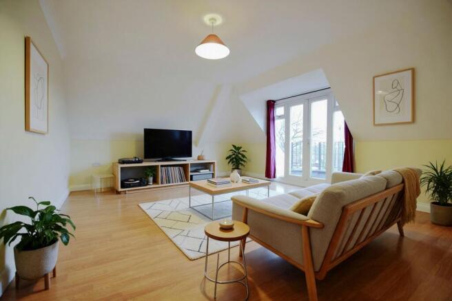 Living Room with Balcony