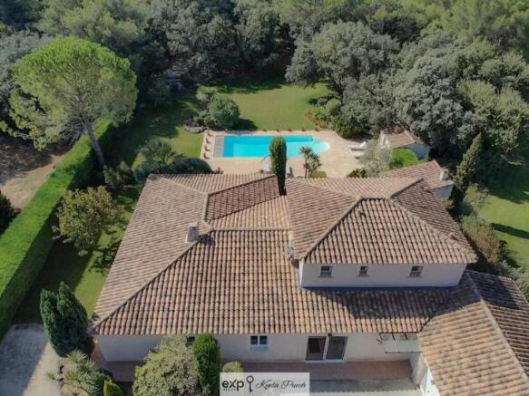Villa, campagne Aixoise, Sud Luberon, piscine, ter
