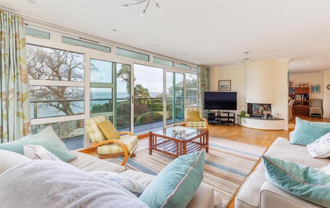 Sitting Room with Full Width Balcony
