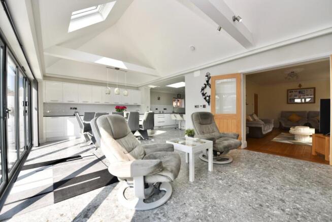 Kitchen-Dining-Living Space