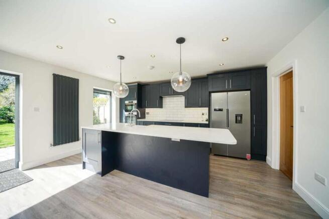 Large open plan kitchen/dining/family room