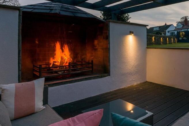 Outside Fireplace