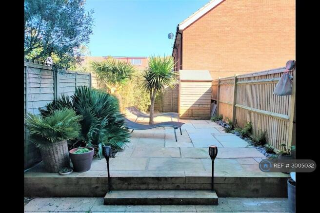 Back Garden With Shed