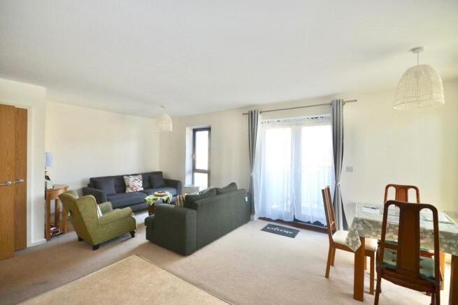 Open plan living area