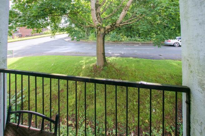 view from balcony