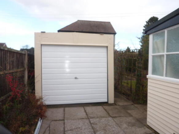 Garage (suitable for storage only not a car)