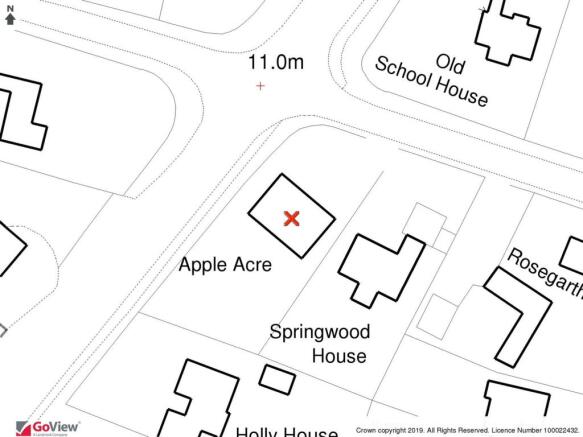 'Apple Acre' Location Map