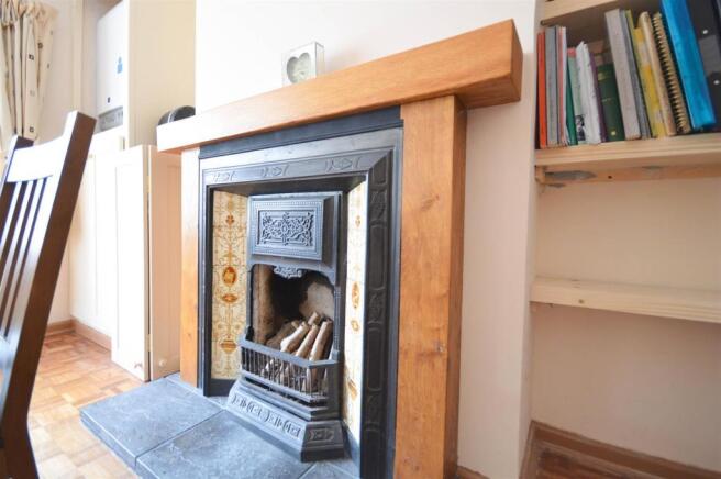 Fire in Dining Room