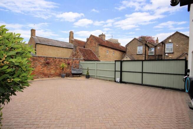 View of Courtyard Garden & Parking