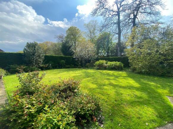 West facing garden
