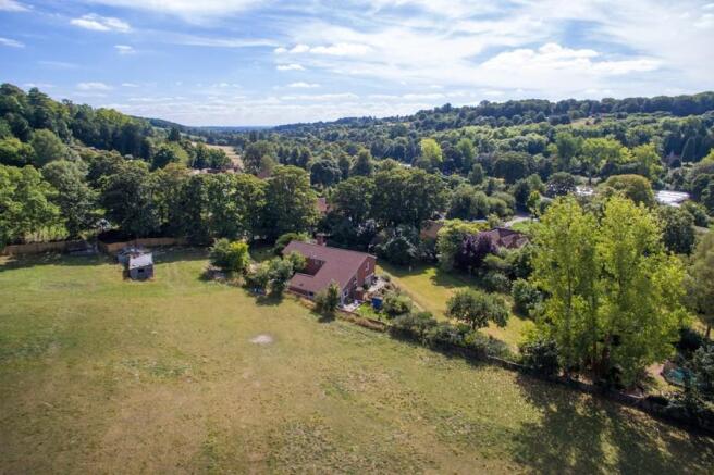 Aerial to village