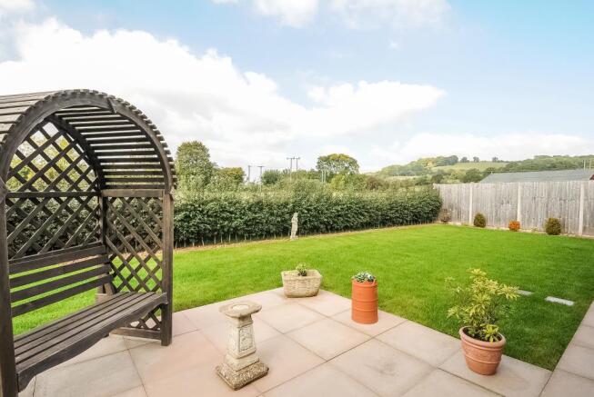 Terrace opening off the sitting room