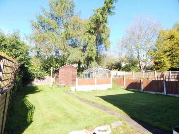 Rear garden