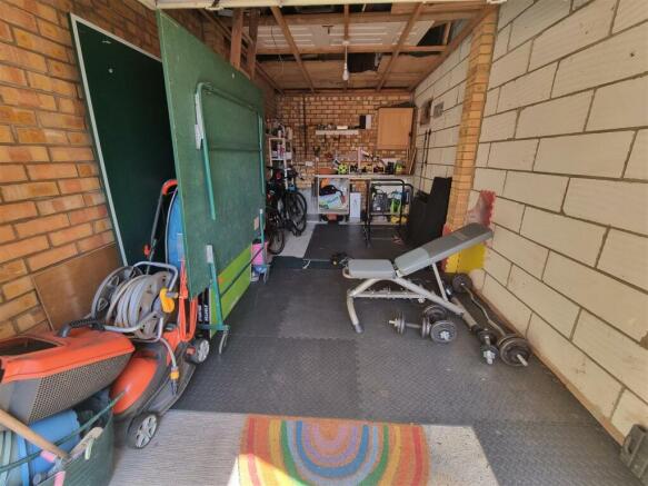 Inside of garage
