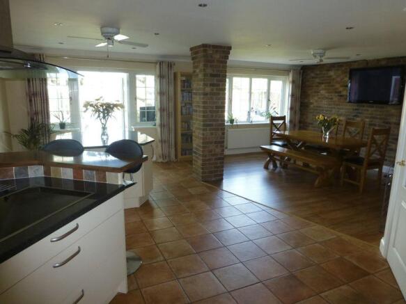kitchen/family area