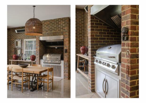 Enclosed BBQ Area