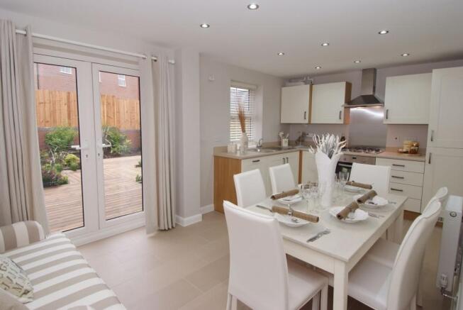 Family dining kitchen