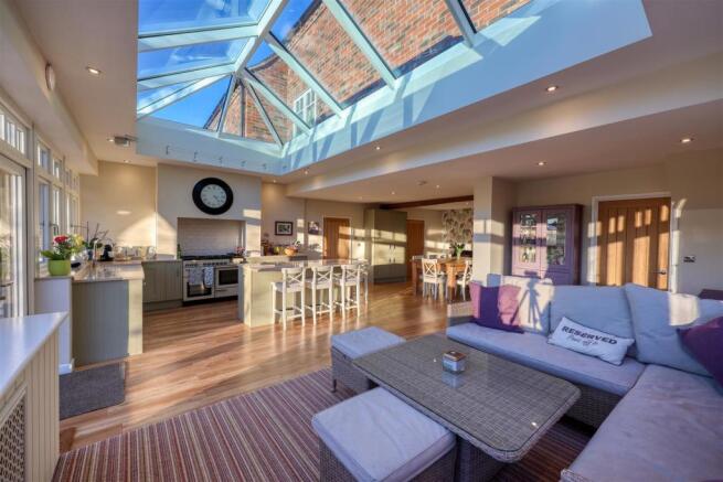 Open plan kitchen/living space