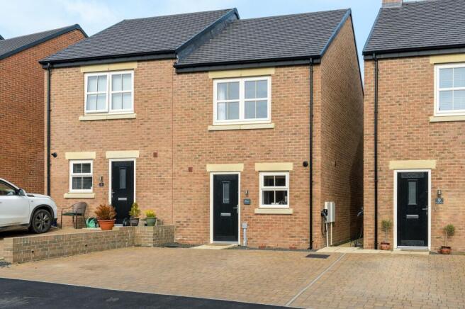 2-bed semi-detached on Chapel View, Longframlington, NE65, £154,000