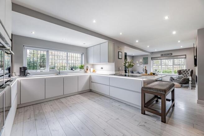 Open plan kitchen
