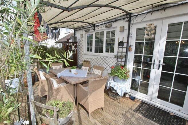 covered decking...