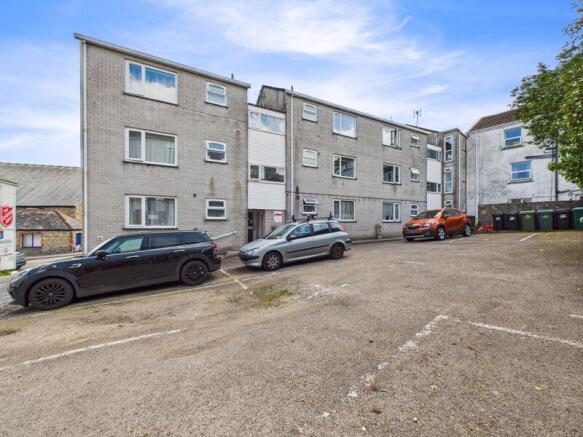 rear elevation and parking