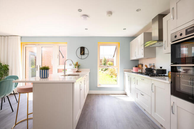 Family entertaining spaces - typical Taylor Wimpey home