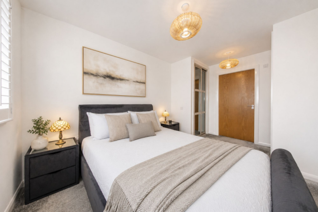 Virtually Staged Bedroom 1