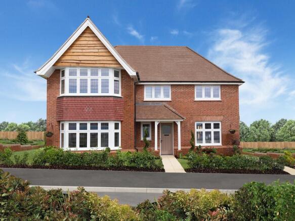 External image with red brick finish of the Balmoral, a 4 bedroom house