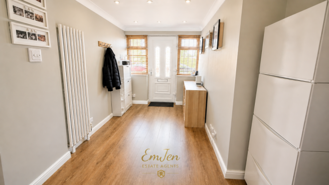 Spacious hallway