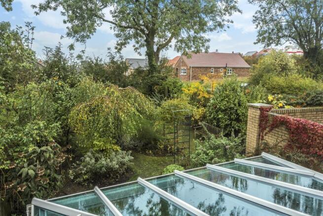 2nd view south facing rear garden